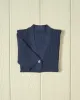 Haven Short Sleeve Knit Cardigan in Navy sold by Quaker Marine Supply