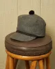 Boothbay Cap in Charcoal Melton Wool sold by Quaker Marine Supply