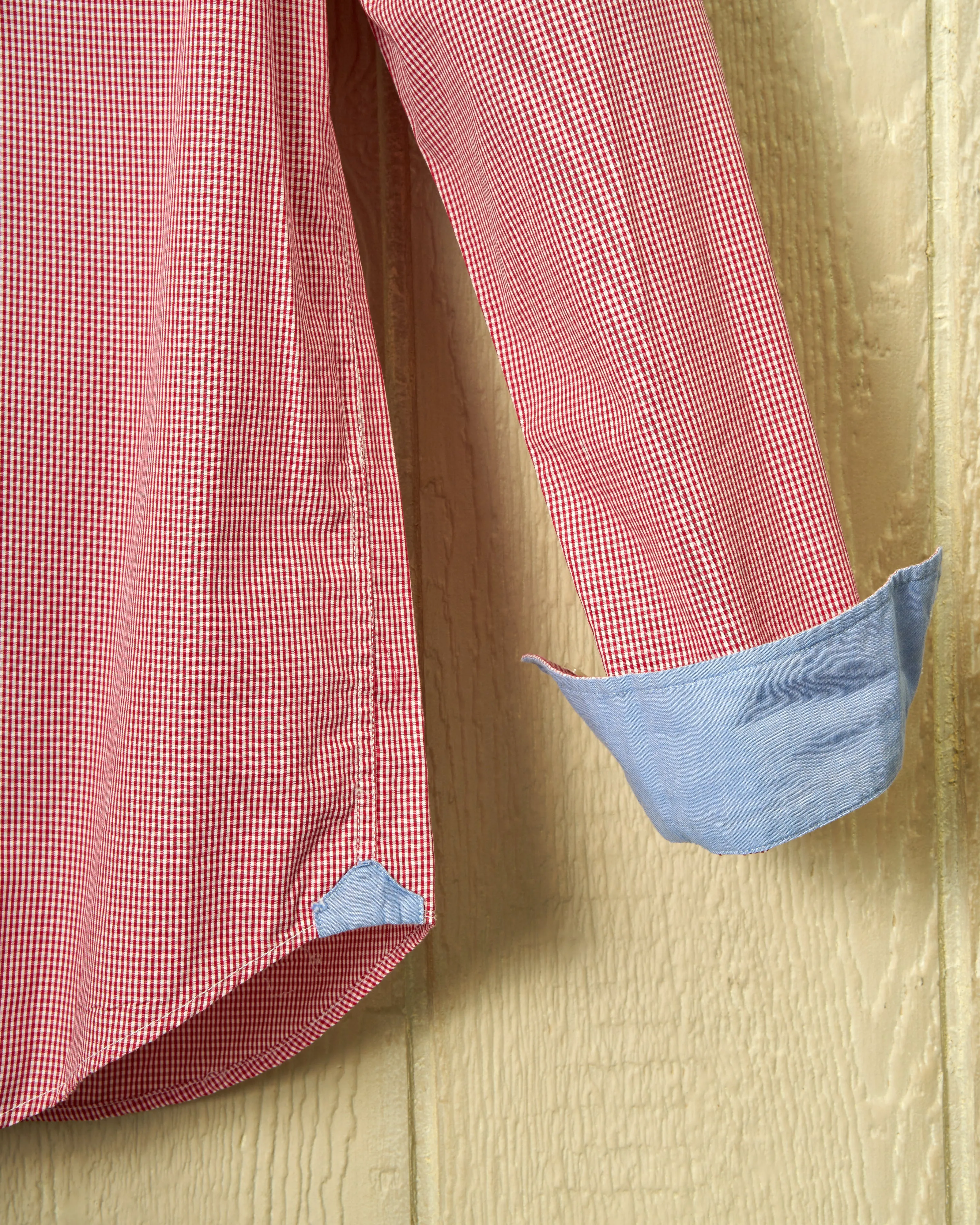 Sea-Washed Shirt in Fine Red Gingham sold by Quaker Marine Supply product image thumbnail 3