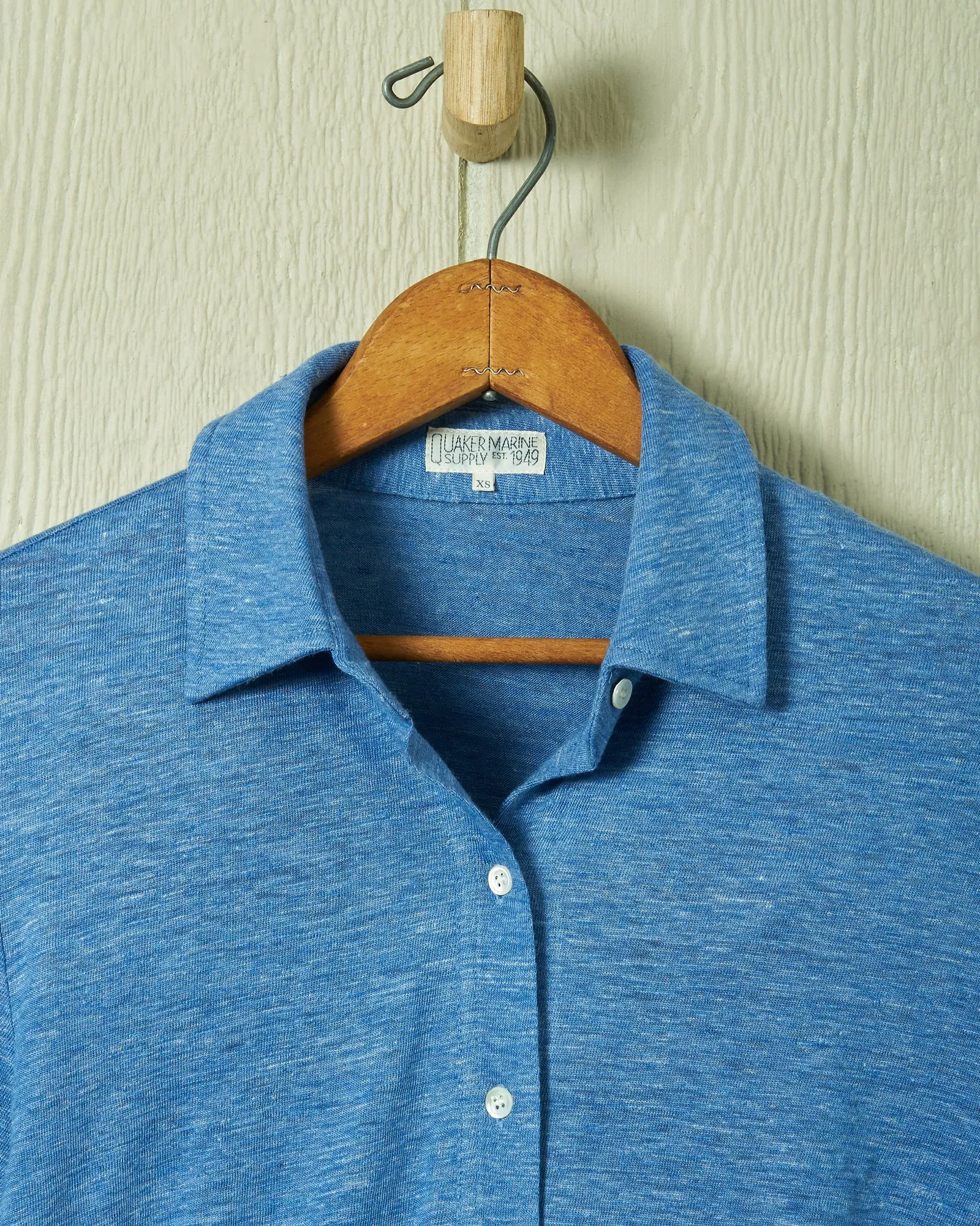 Cotton/Linen Avalon Knit Top in Atlantic Blue sold by Quaker Marine Supply product image thumbnail 3