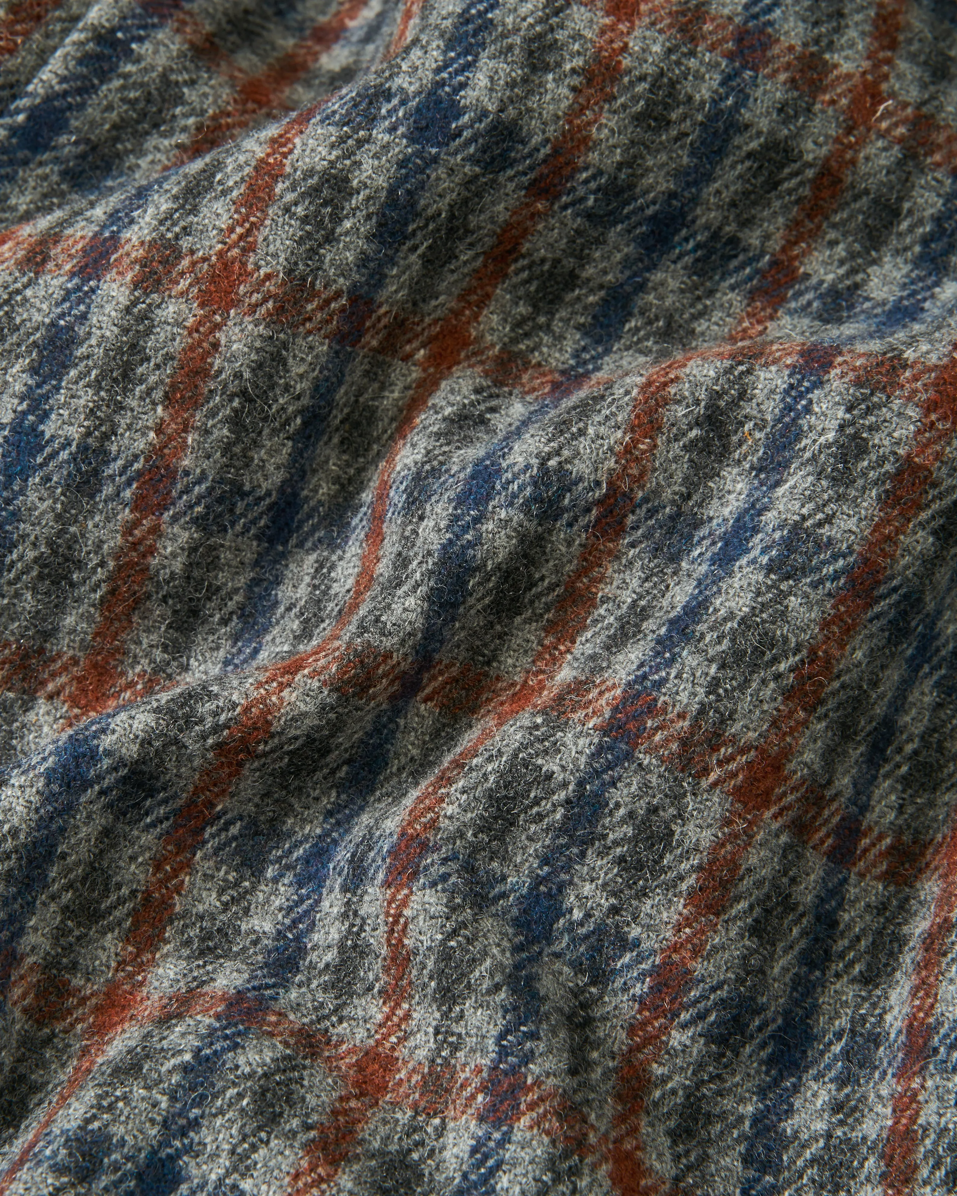 English Wool Loafer Jacket in Grey Gun Check sold by Quaker Marine Supply product image thumbnail 3