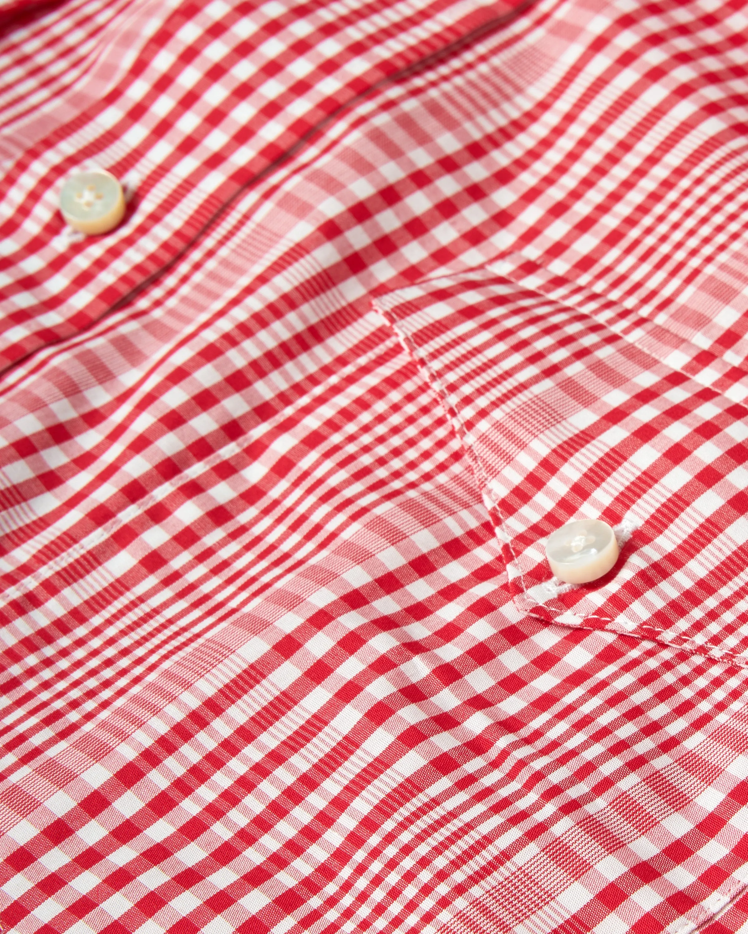 Western Sea-Washed Shirt in Red Glen Plaid sold by Quaker Marine Supply product image thumbnail 3