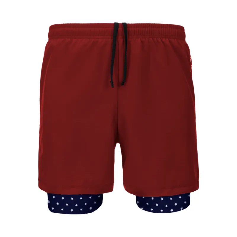 Men's Double Layer Heritage Training Shorts sold by Boathouse Sports