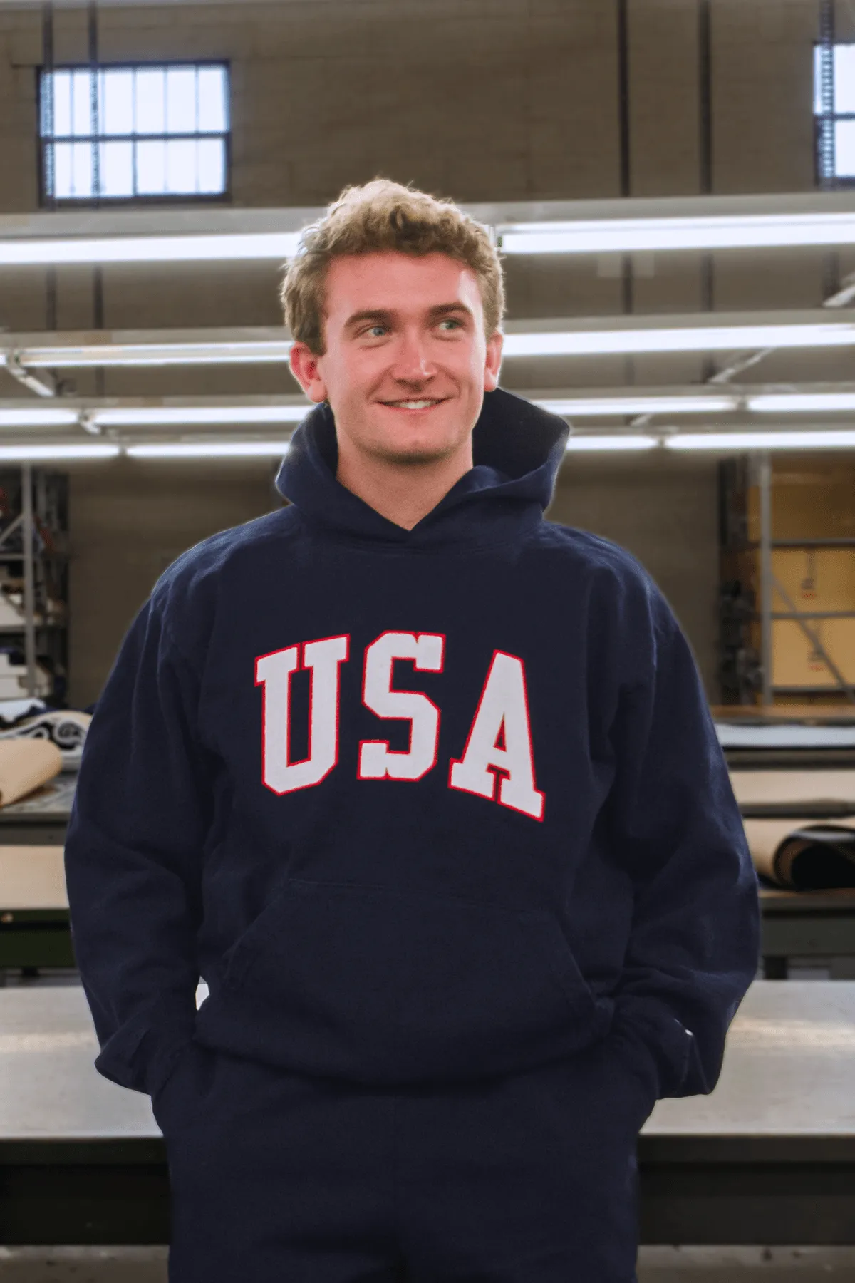 Boathouse Unisex USA Chenille Hoodie sold by Boathouse Sports product image thumbnail 3