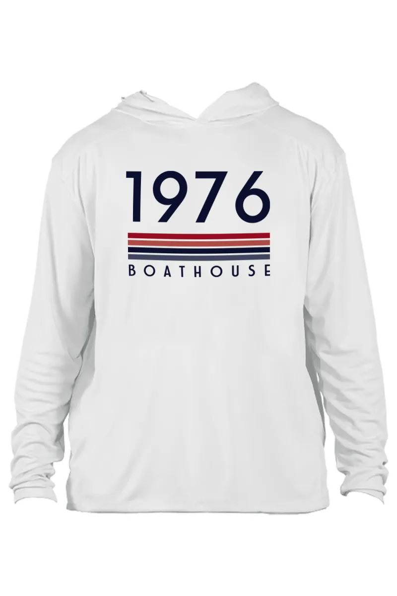 Unisex UV Protection 1976 Long Sleeve Hoodie sold by Boathouse Sports