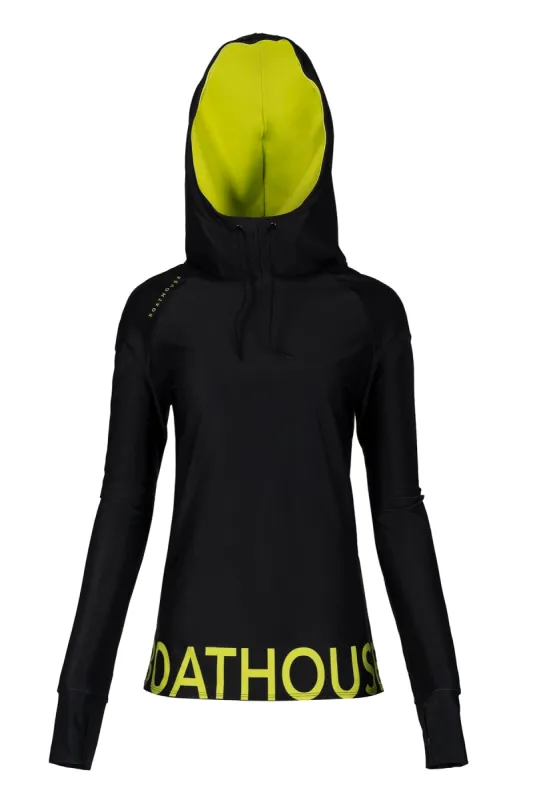 BOATHOUSE Women's 215 Hi-Vis Hooded Compression Top sold by Boathouse Sports