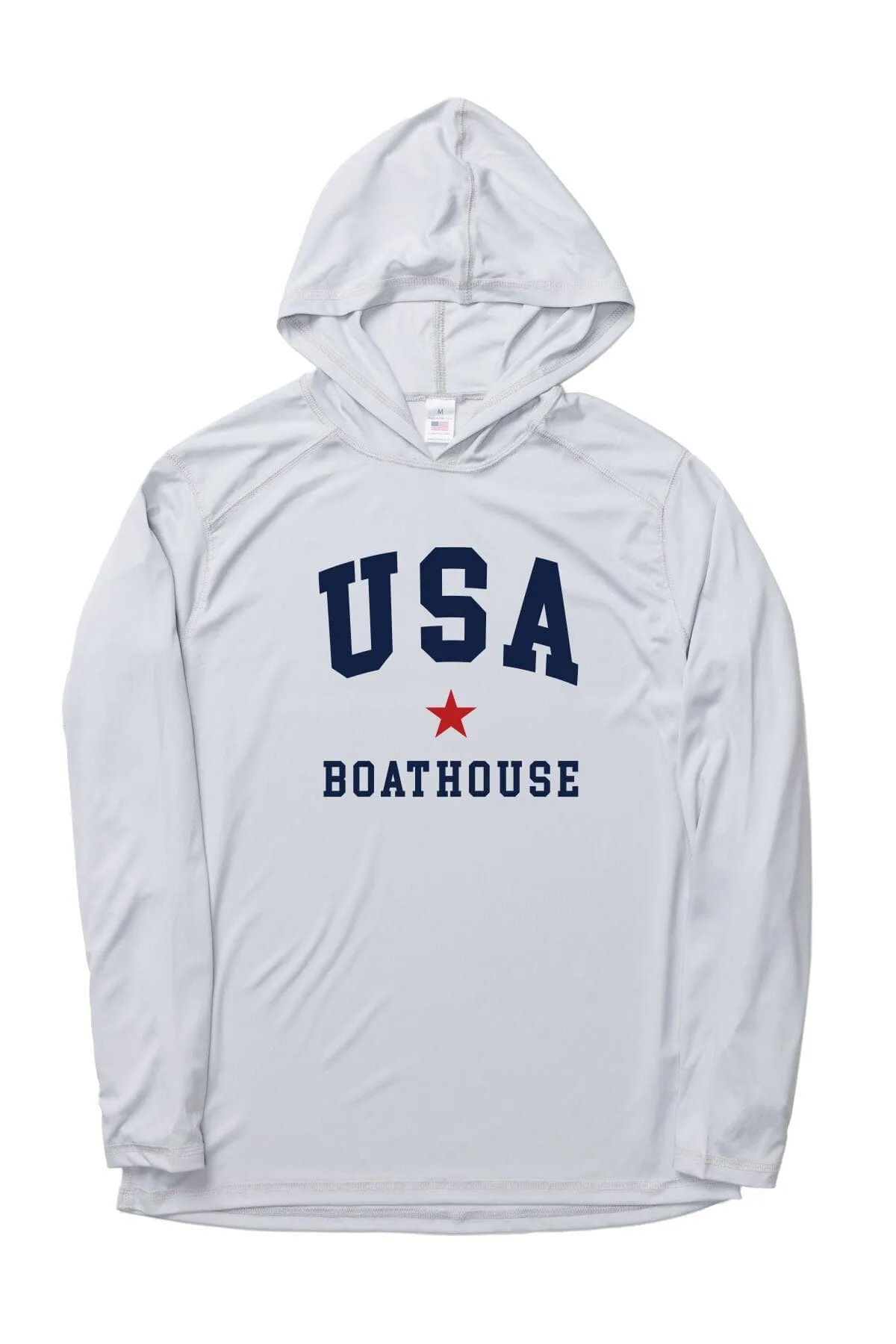 Unisex UV Protection USA Long Sleeve Hoodie sold by Boathouse Sports