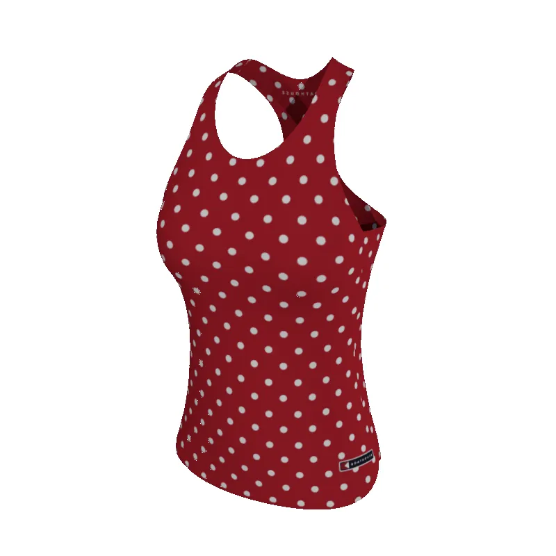 Running Polka Dot Women's Comfort-Dri Tank. (x 12) sold by Boathouse Sports