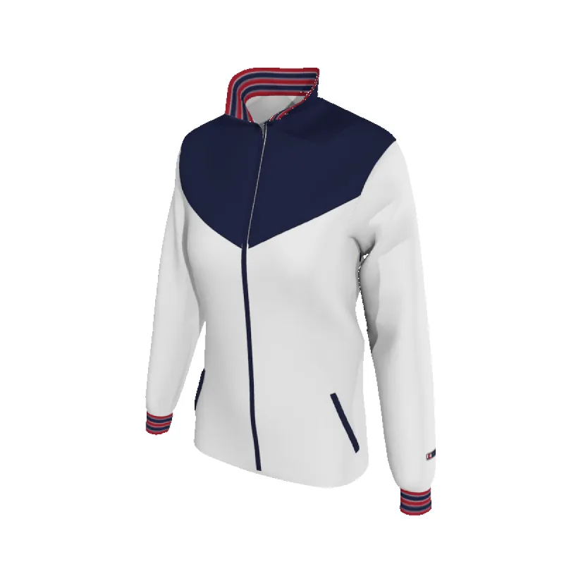 Victory Jacket, Women's W2652 Victory Women's 2-Color Supplex, Knit Cuffs. (x 1) sold by Boathouse Sports