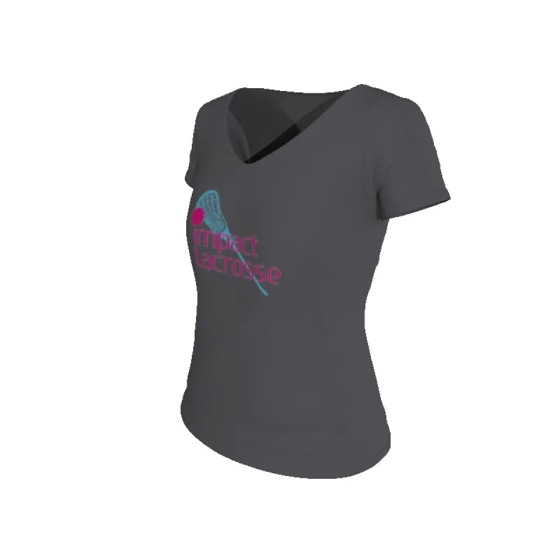 BASICS Solid V-Neck Tee, Women's. (x 30) sold by Boathouse Sports