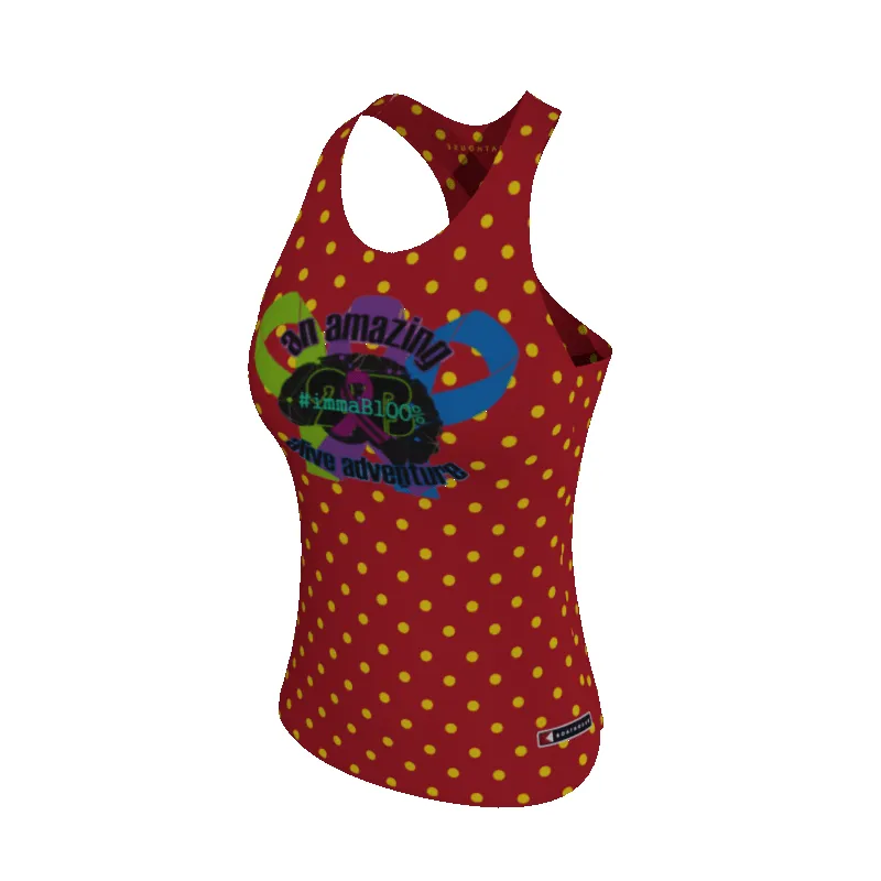 Running Polka Dot Women's Comfort-Dri Tank. (x 12) sold by Boathouse Sports