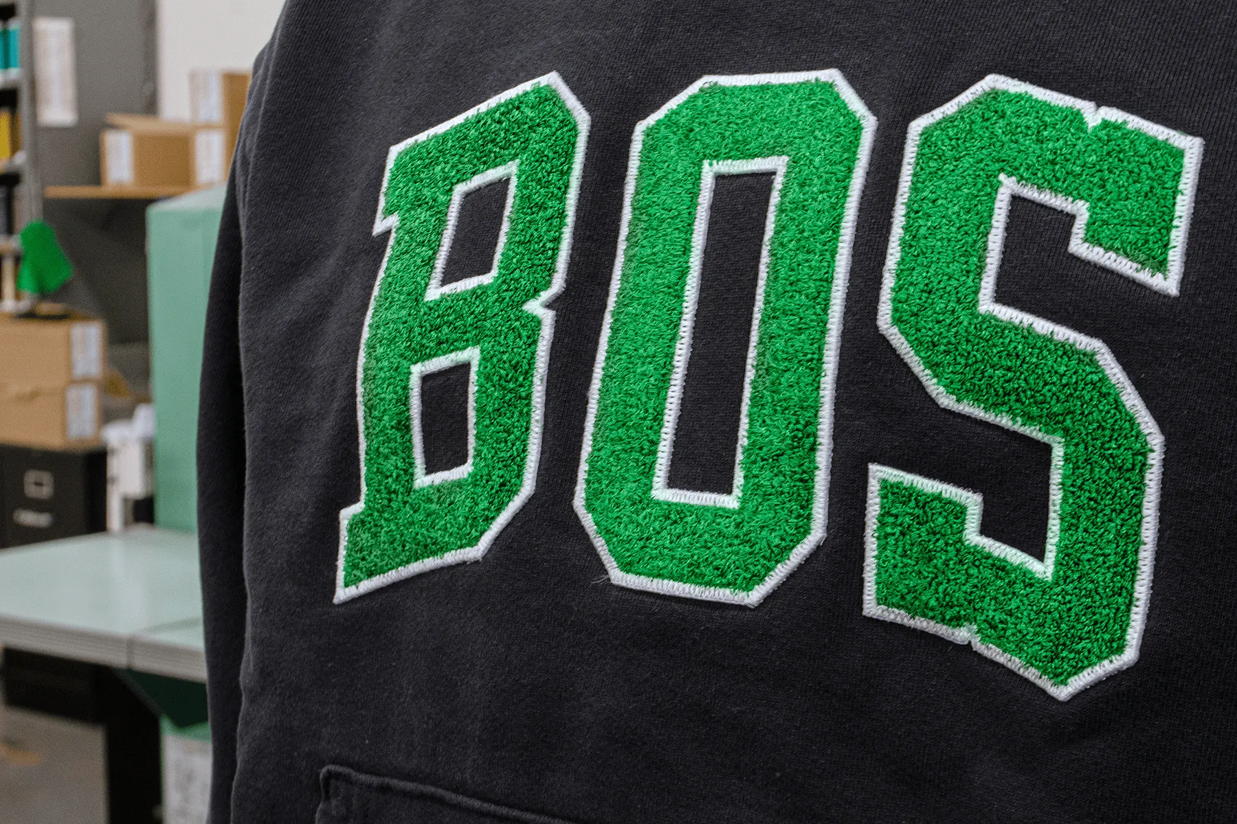 Boathouse Unisex BOS Chenille Hoodie sold by Boathouse Sports product image thumbnail 2
