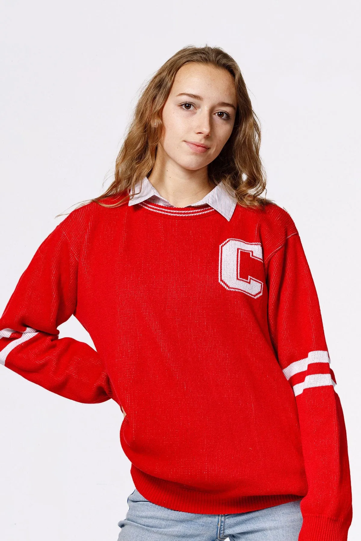 CORNELL UNISEX KNIT CREW sold by Boathouse Sports product image thumbnail 2