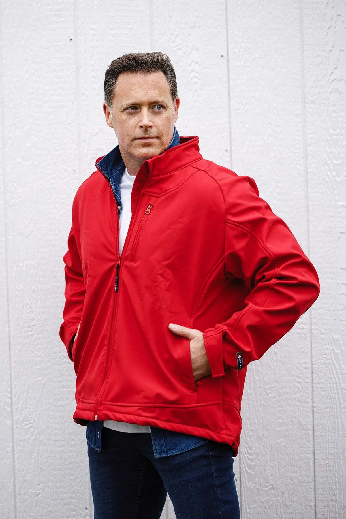 Men's Equinox Colored Soft Shell Jacket sold by Boathouse Sports product image thumbnail 4