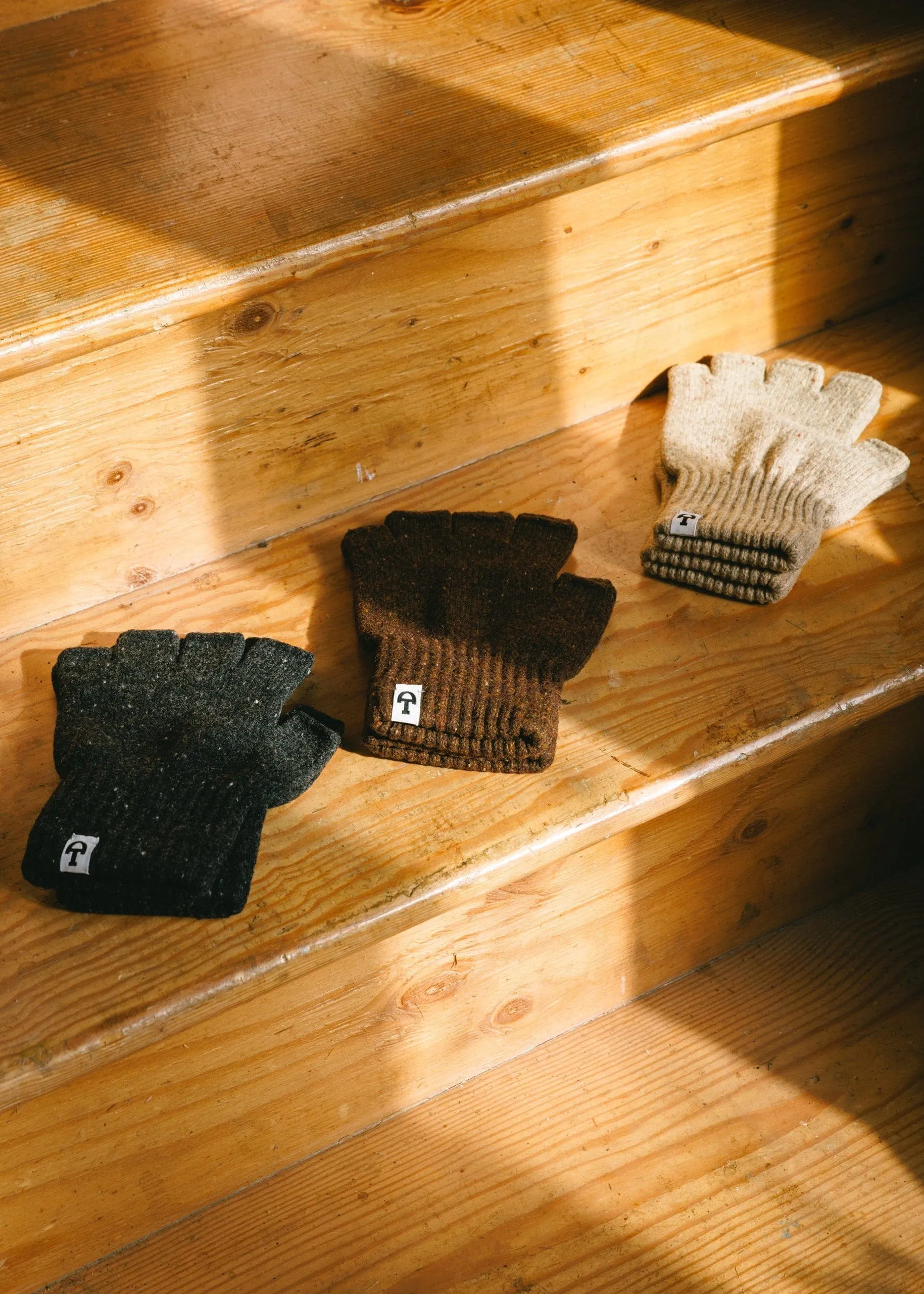 American Trench Merino Donegal Fingerless Gloves sold by Boathouse Sports product image thumbnail 2