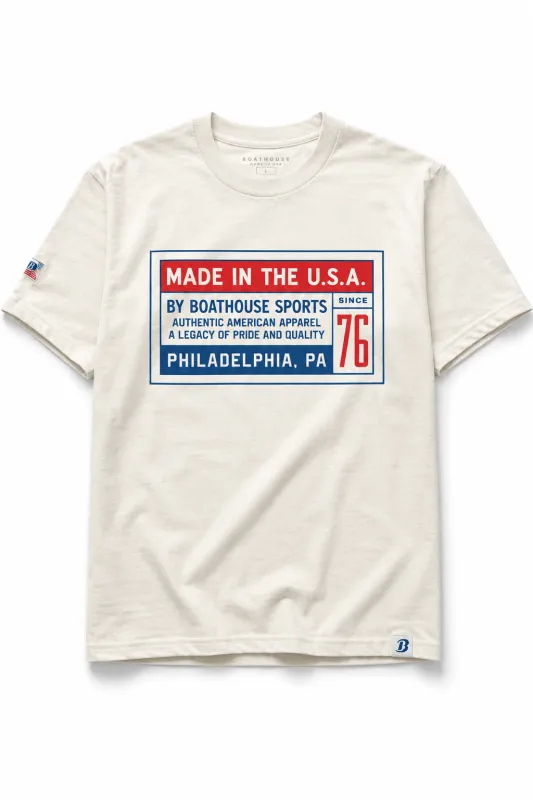 Boathouse USA Stamp Cotton Short Sleeve made by Boathouse