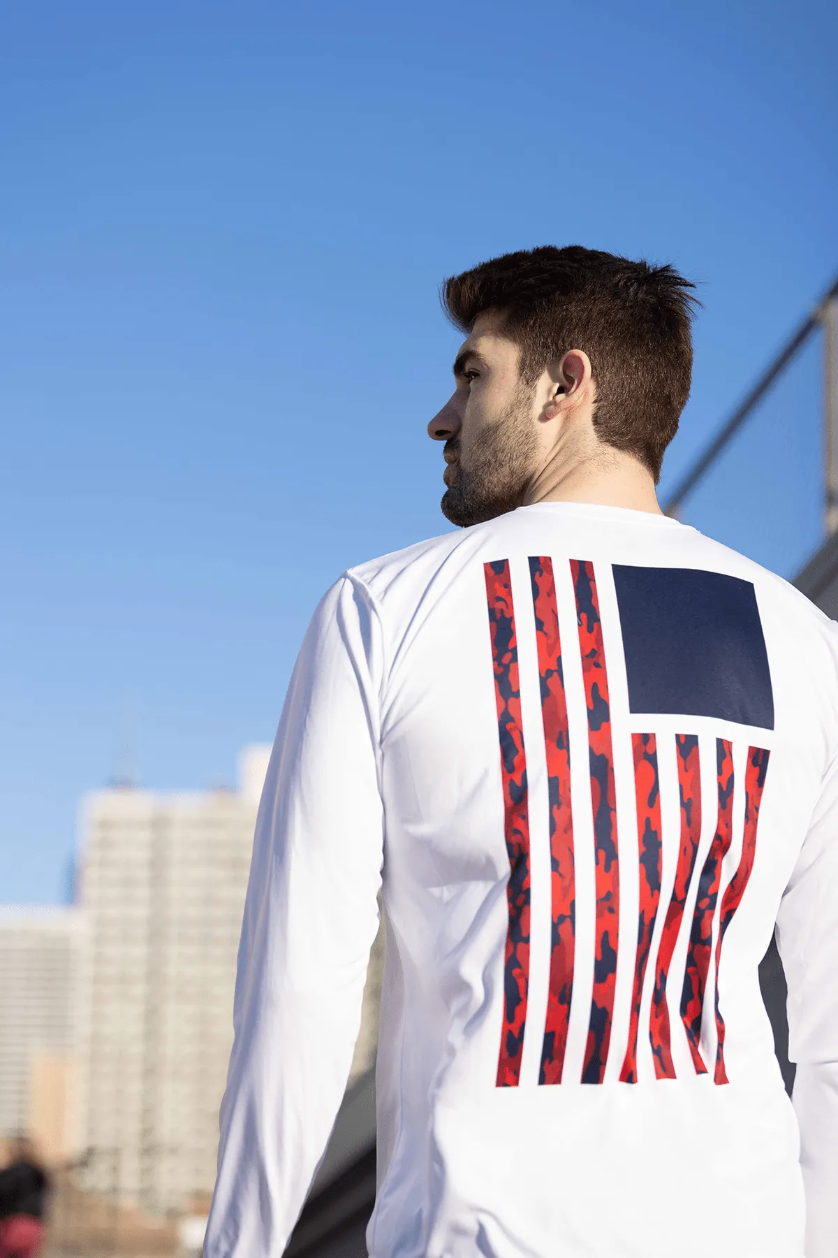 Unisex UV Protection Camo Flag Long Sleeve sold by Boathouse Sports product image thumbnail 3