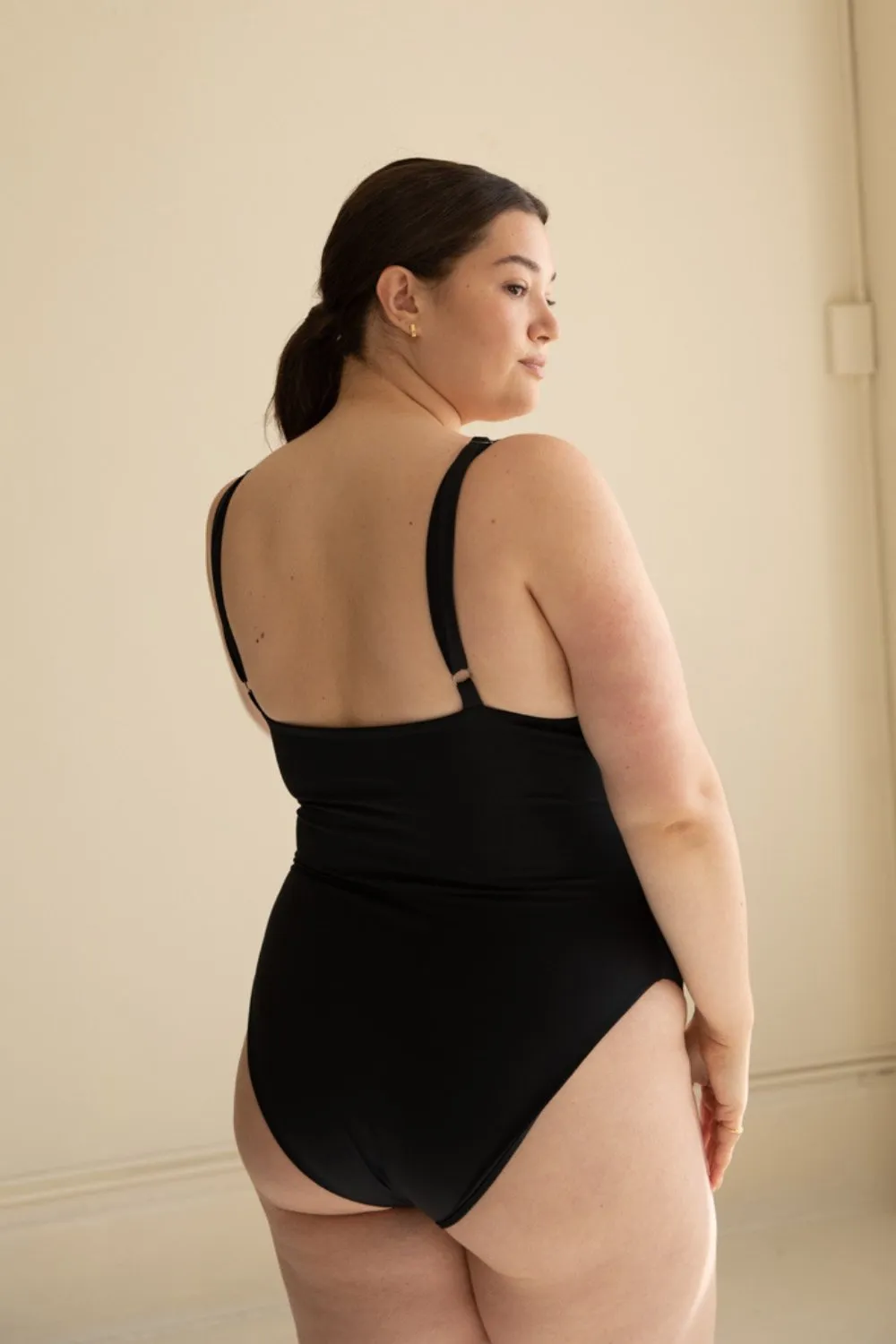 The Amalfi Underwire One Piece - Matte Black sold by Londre Bodywear product image thumbnail 4