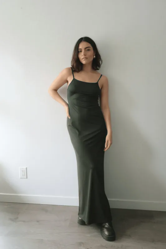 The Only Long Dress - Deep Forest sold by Londre Bodywear