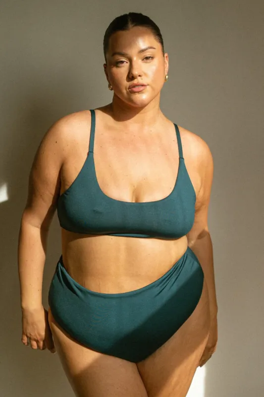 The Bralette Top - Deep Teal sold by Londre Bodywear