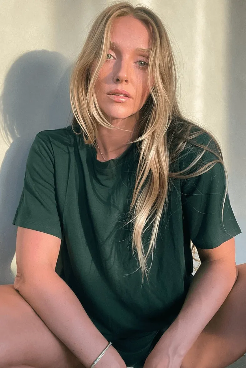 The Cool-Comf Lounge T-Shirt - Evergreen sold by Londre Bodywear product image thumbnail 3