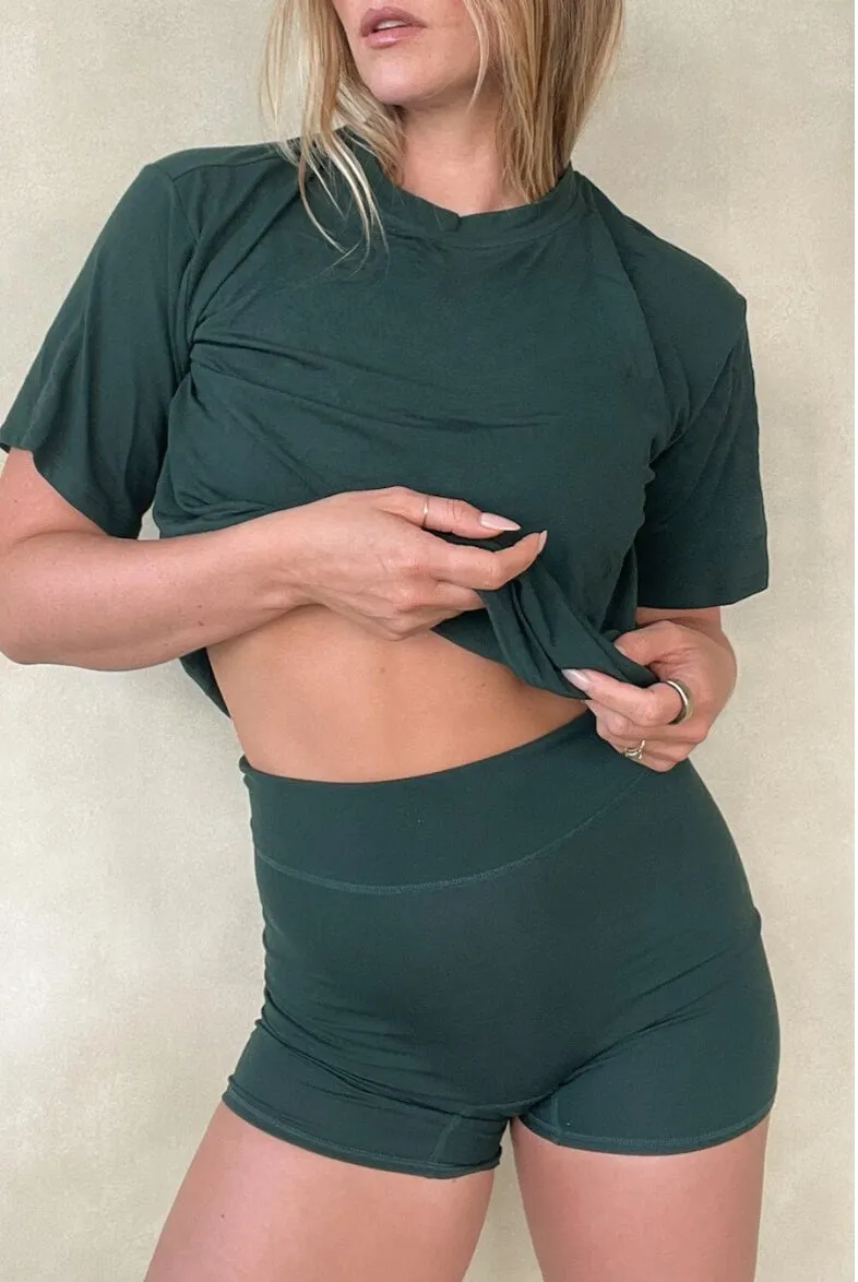 The Cool-Comf Scrunch Boxer Shorts - Evergreen sold by Londre Bodywear