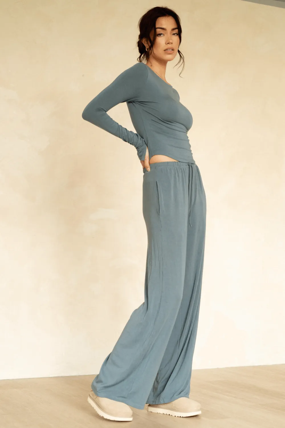 The Cool-Comf Lounge Chill Pant - Misty Gray sold by Londre Bodywear product image thumbnail 2