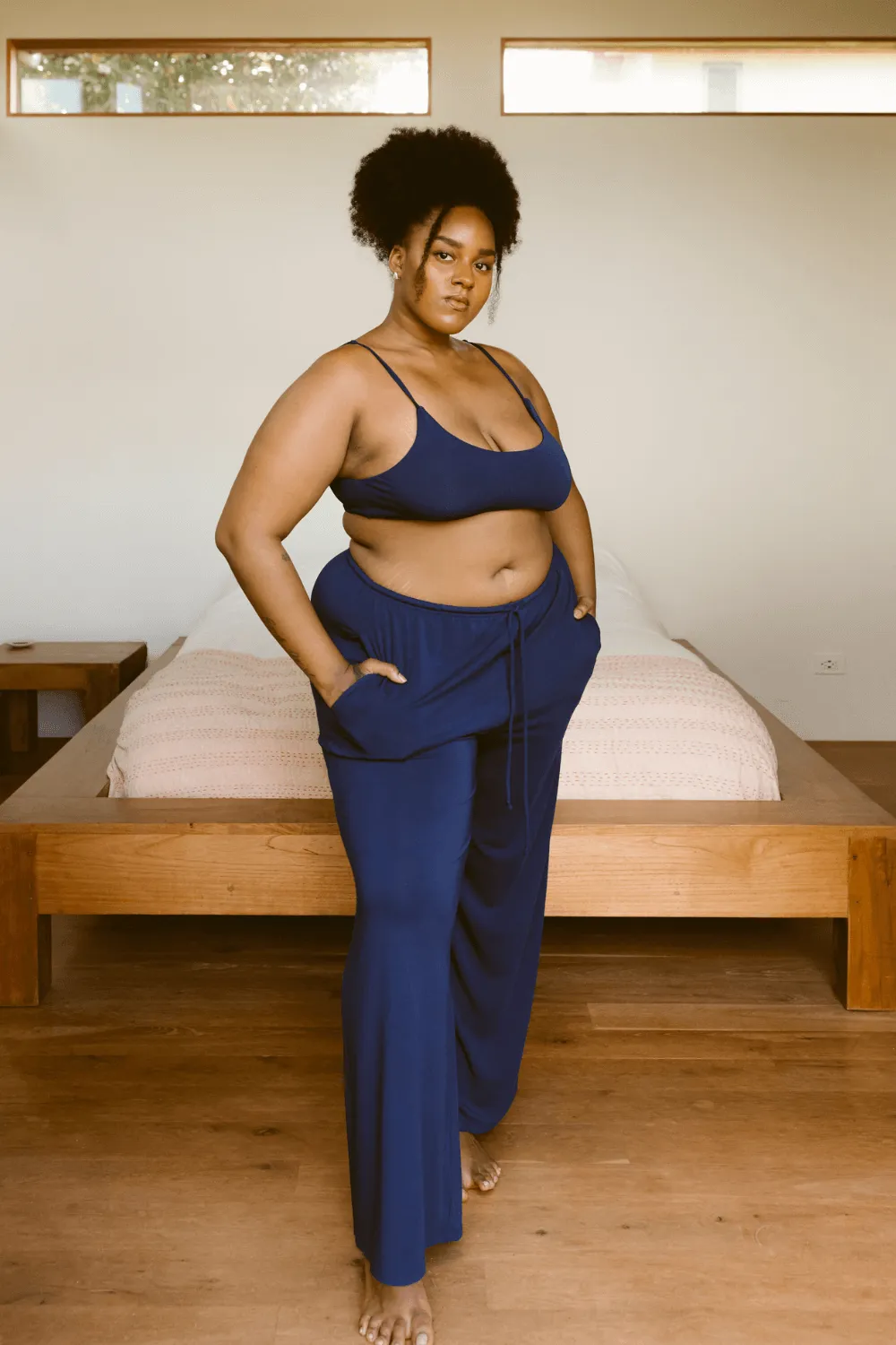 The Cool-Comf Lounge Chill Pant - Soft Navy sold by Londre Bodywear product image thumbnail 3