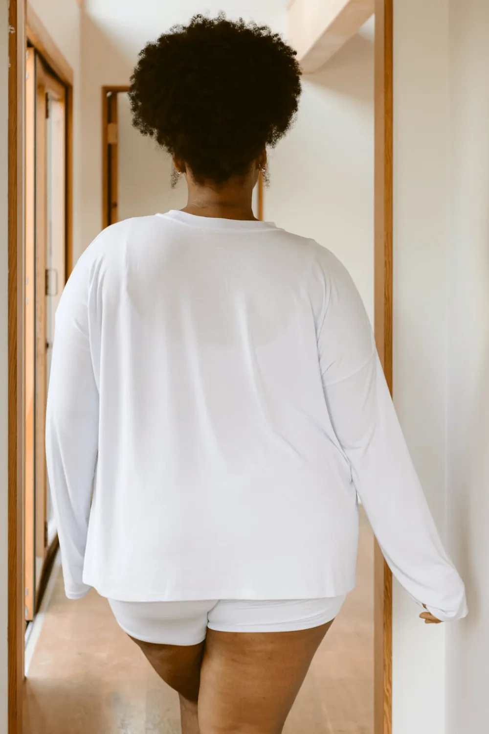 The Cool-Comf Lounge Oversized Long Sleeve - Cloud Blue sold by Londre Bodywear product image thumbnail 2