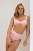 The High-Waisted Scrunch Bottoms - Peony Pink sold by Londre Bodywear