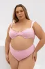 The High-Waisted Scrunch Bottoms - Peony Pink sold by Londre Bodywear