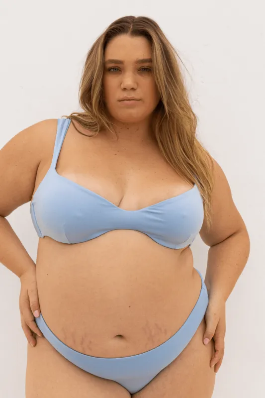 The Sweetheart Underwire Top - Airy Blue sold by Londre Bodywear