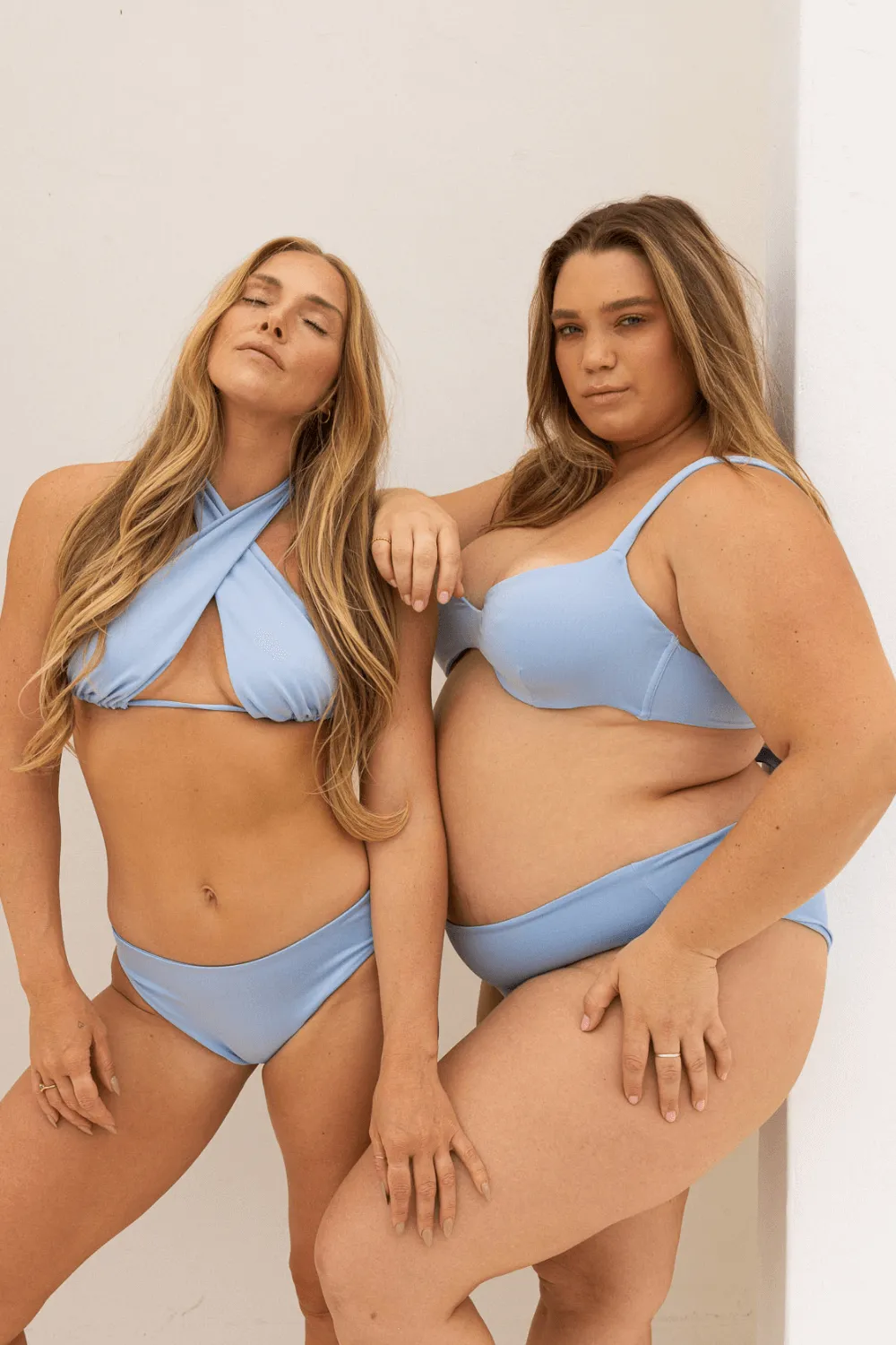 The Tied Up Top - Airy Blue sold by Londre Bodywear product image thumbnail 4