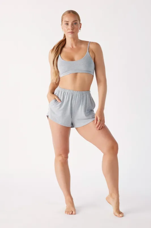 The Cool-Comf Chill Shorts - Heather Gray sold by Londre Bodywear