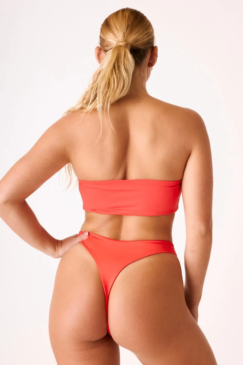 The Thong Bottom - Fiesta Red sold by Londre Bodywear product image thumbnail 2