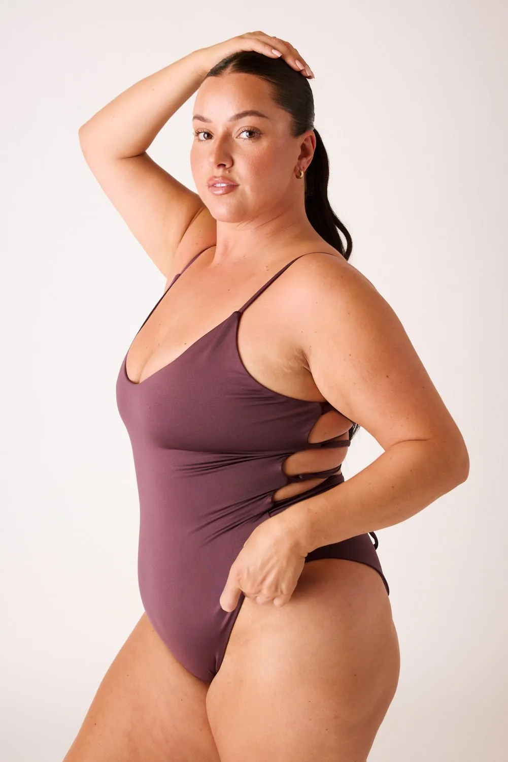 The Corset One Piece - Fig sold by Londre Bodywear product image thumbnail 2