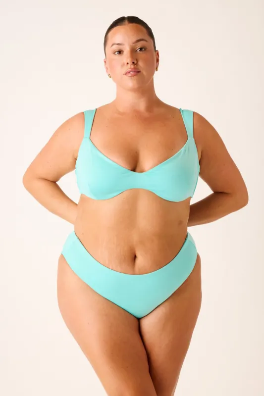 The Sweetheart Underwire Top - Aquamarine sold by Londre Bodywear