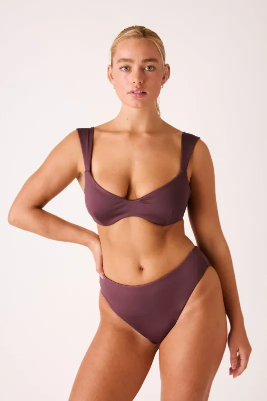 The Sweetheart Underwire Top - Fig sold by Londre Bodywear
