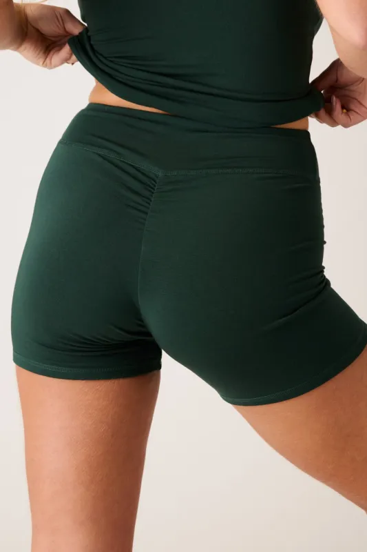 The Cool-Comf Scrunch Boxer Shorts - Evergreen sold by Londre Bodywear