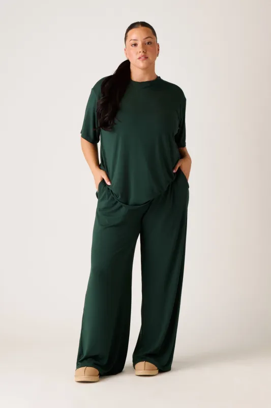 The Cool-Comf Lounge Chill Pant - Evergreen sold by Londre Bodywear