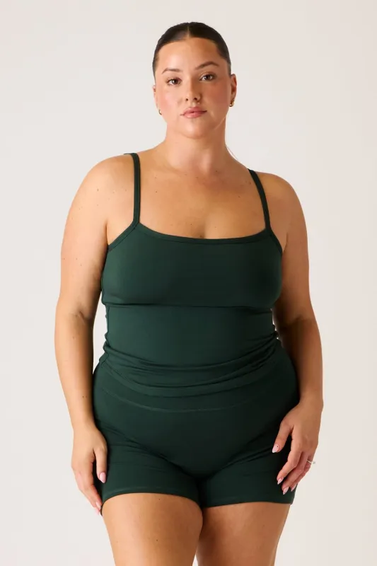 The Cool-Comf Cami Tank - Evergreen sold by Londre Bodywear