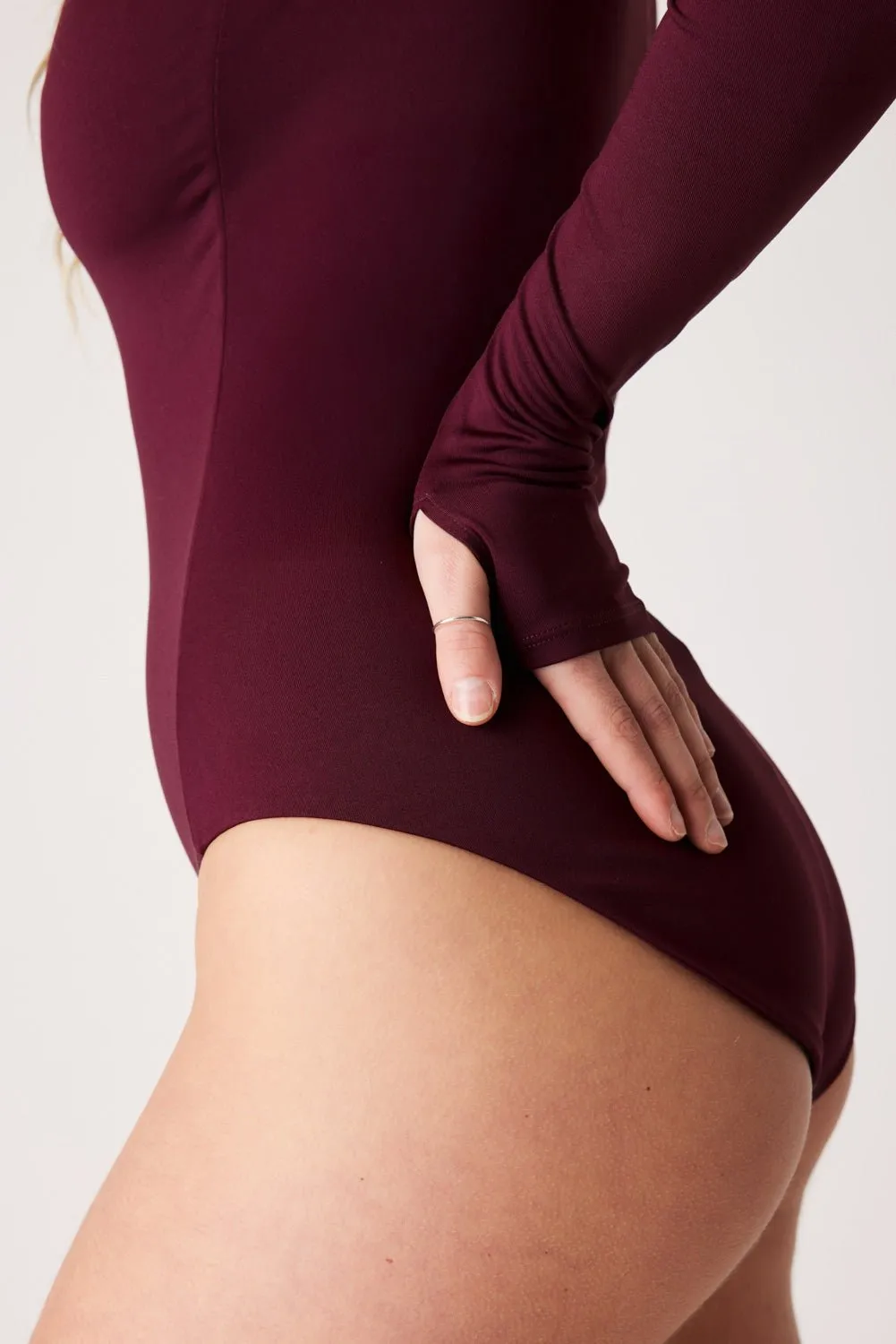 The Bond Rashguard - Dark Cherry sold by Londre Bodywear product image thumbnail 2