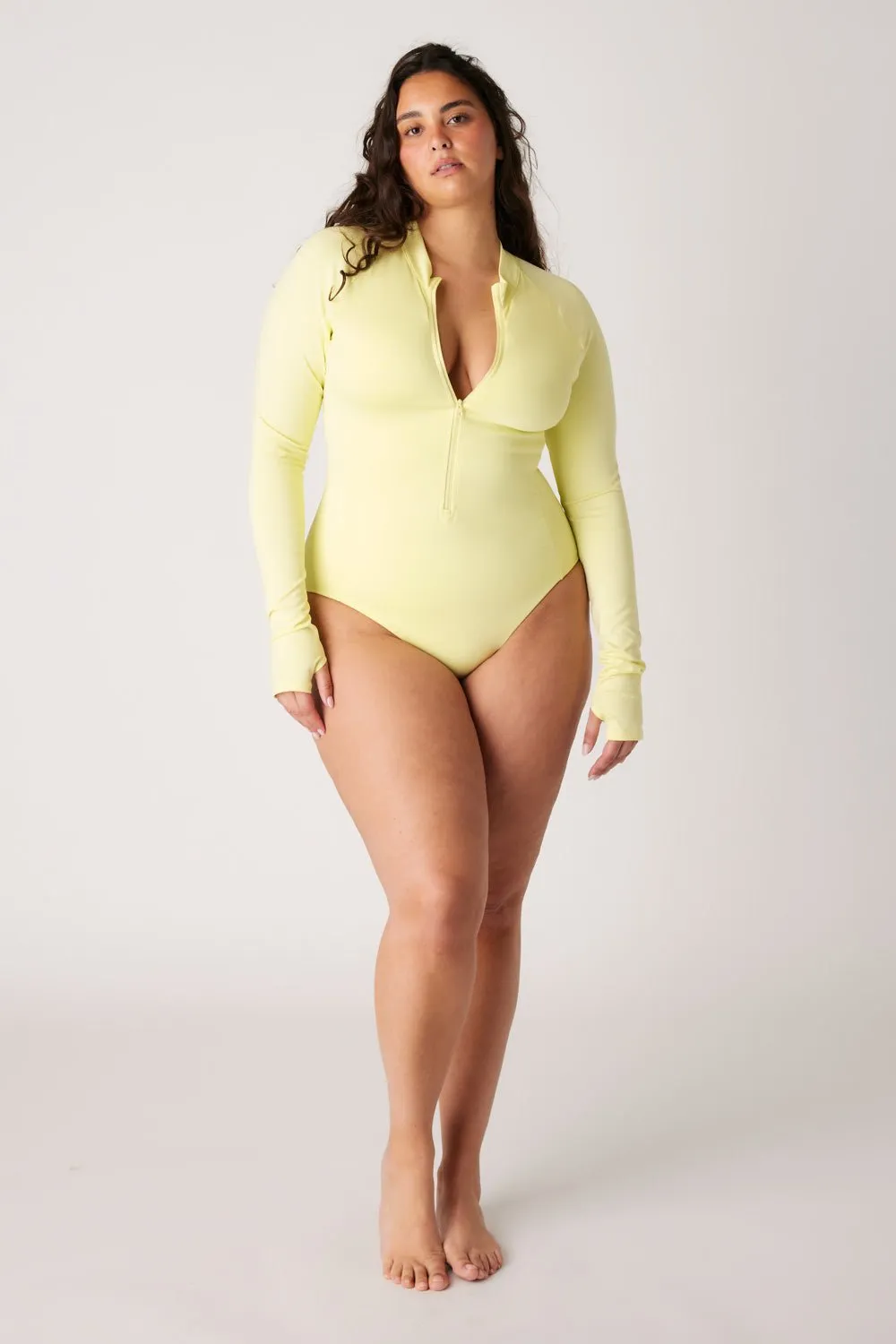 The Bond Rashguard - Butter Yellow sold by Londre Bodywear product image thumbnail 5