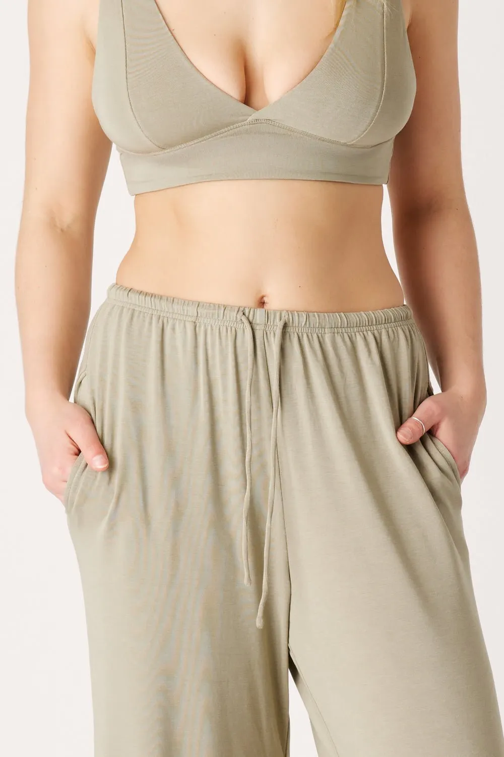 The Cool-Comf Lounge Chill Pant - Olive Taupe sold by Londre Bodywear product image thumbnail 2