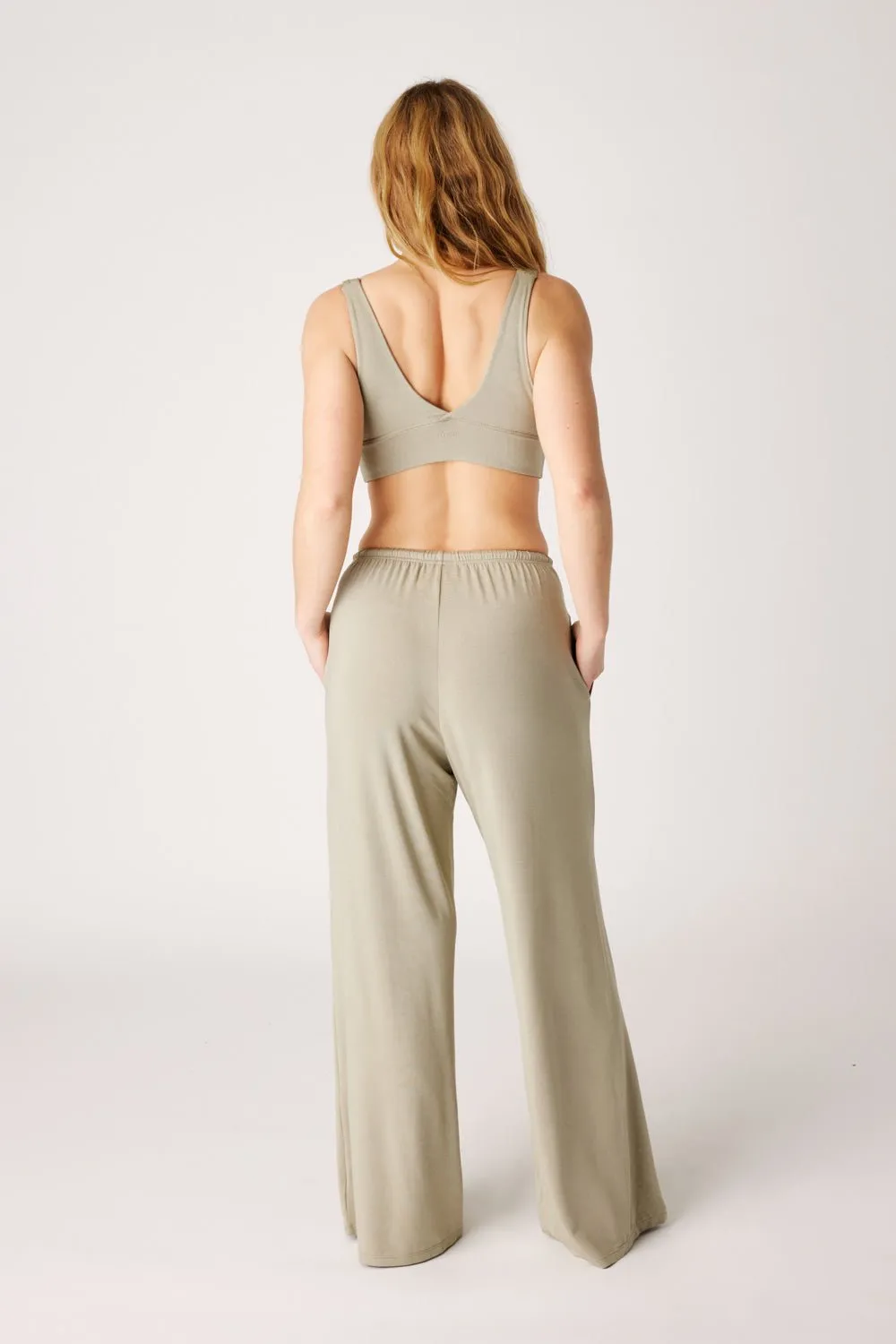 The Cool-Comf Lounge Chill Pant - Olive Taupe sold by Londre Bodywear product image thumbnail 3
