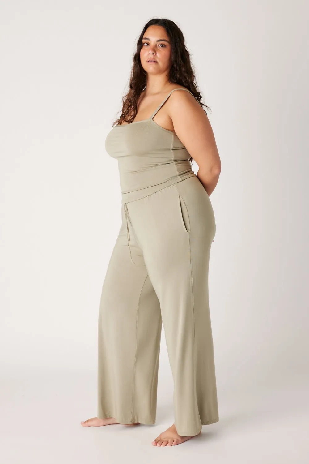 The Cool-Comf Lounge Chill Pant - Olive Taupe sold by Londre Bodywear product image thumbnail 4