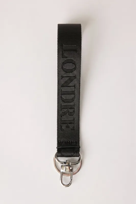 The Isla Wristlet Keychain - Matte Black made by Londre Bodywear