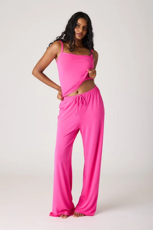 The Cool-Comf Lounge Chill Pant - Magenta made by Londre Bodywear
