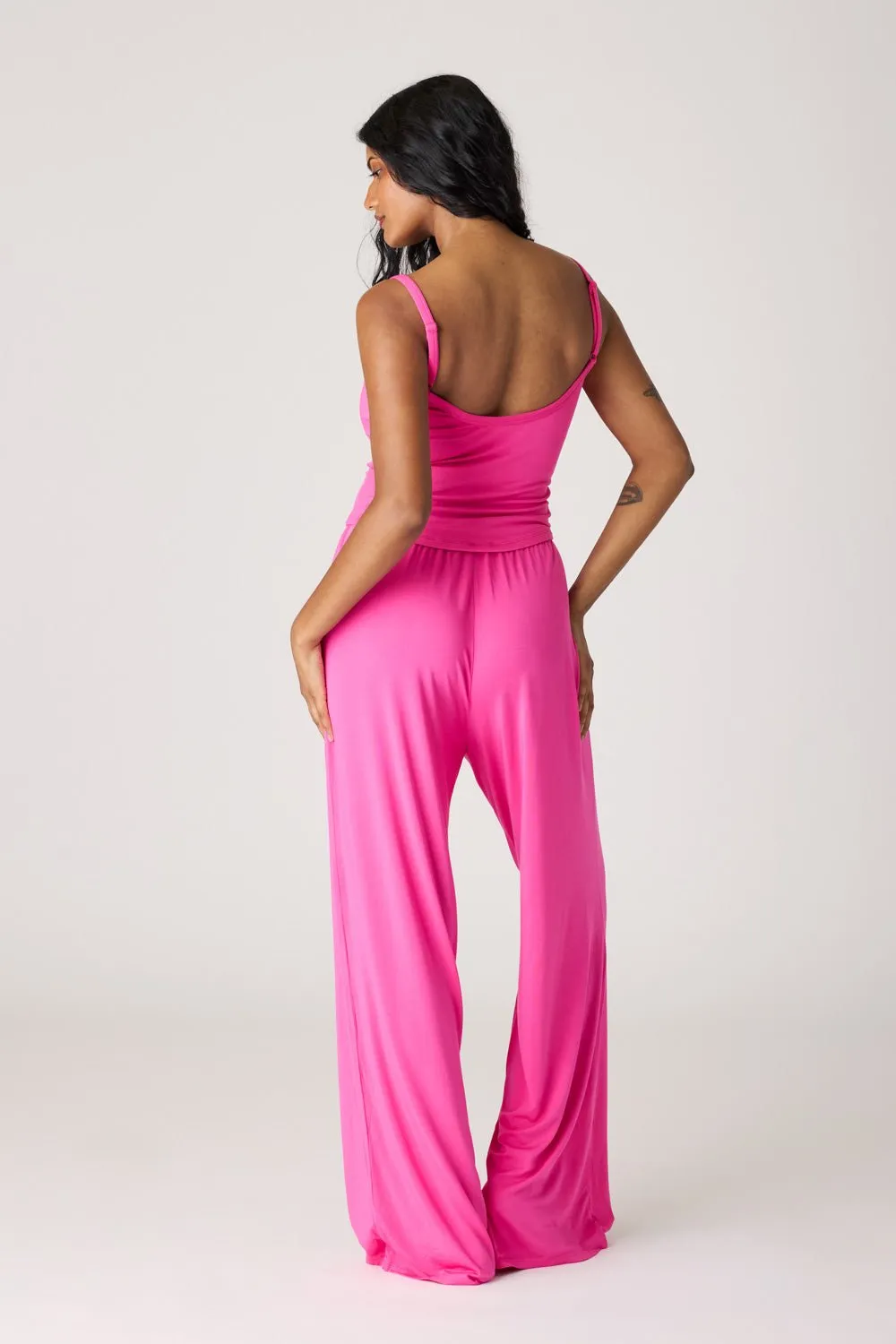 The Cool-Comf Lounge Chill Pant - Magenta sold by Londre Bodywear product image thumbnail 3