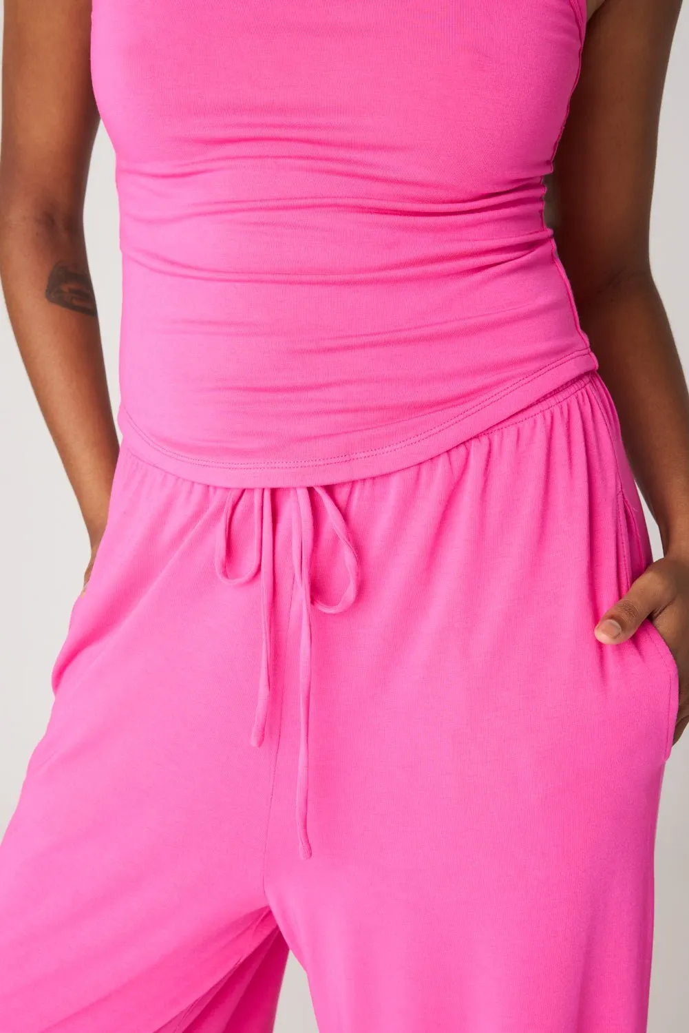 The Cool-Comf Lounge Chill Pant - Magenta sold by Londre Bodywear product image thumbnail 2